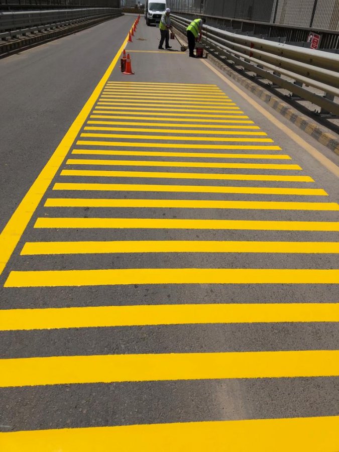 Yol Çizgi İşaretlerinin Uygulanması